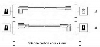 MAGNETI MARELLI 941125070664 -  Комплект проводов зажигания
